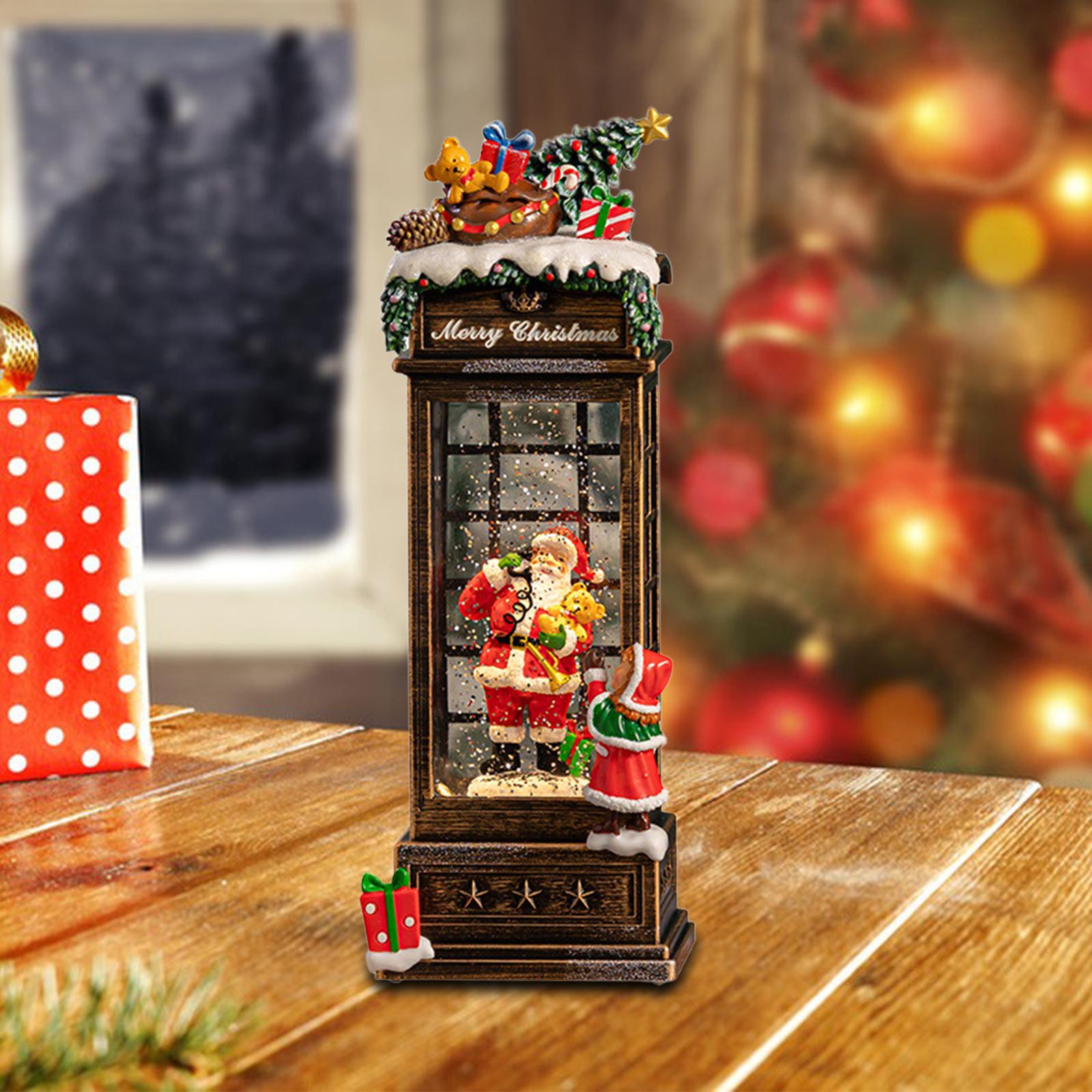 Snow Globe Musical - Kotak Musik Dekoratif Bola Salju Natal