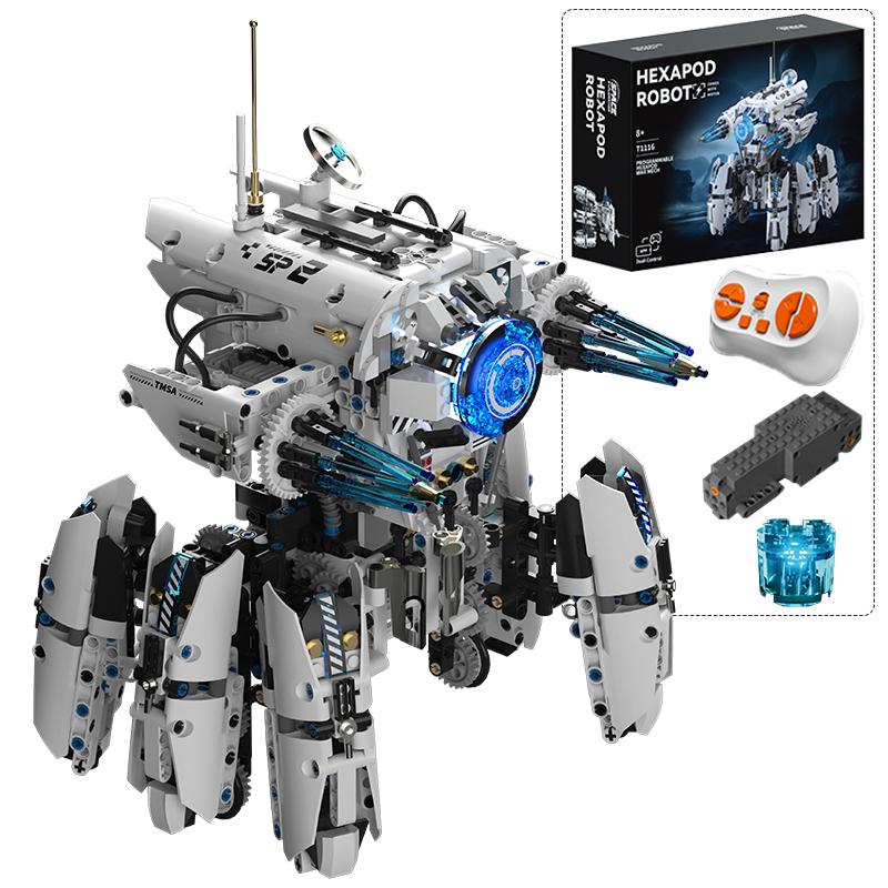 Lego Set City - Robot Hexapod Pemrograman Teknis, Mesin Perang