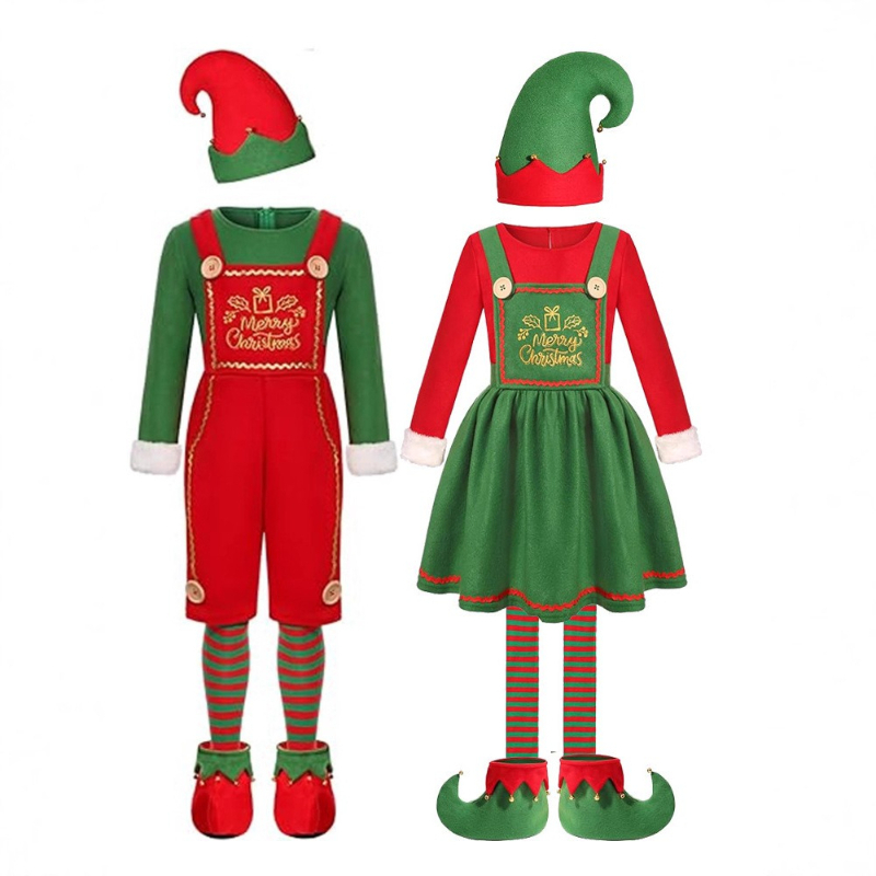 Elf Costume Christmas - Kostum Cosplay Santa Claus Dewasa Lucu