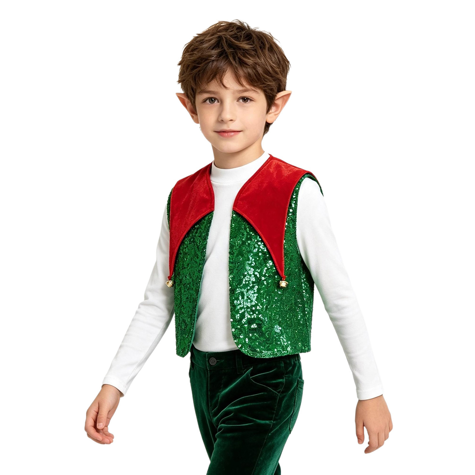 Rompi Elf Natal Anak Uniseks d - Elf Costume Christmas ulasan dan harga