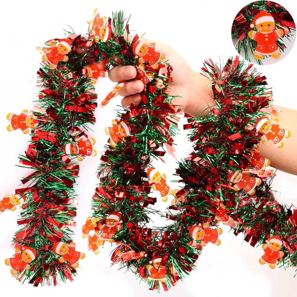 Hiasan Natal Garland Tinsel Me - Tinsel Garland Decoration ulasan dan harga