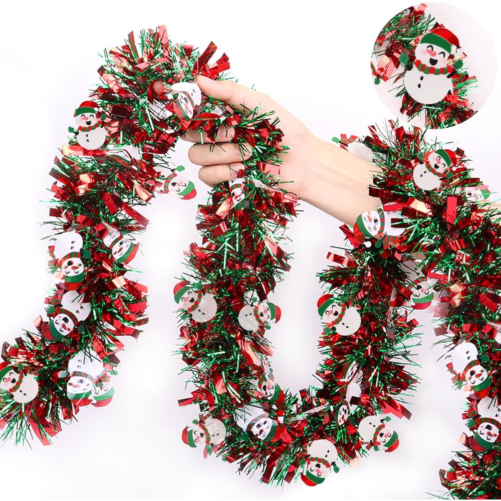 Hiasan Natal Garland Tinsel Me - Tinsel Garland Decoration ulasan dan harga