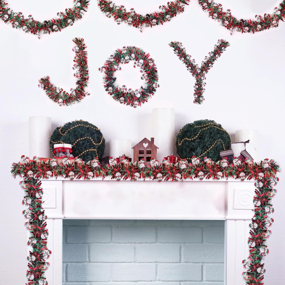Hiasan Natal Garland Tinsel Me - Tinsel Garland Decoration ulasan dan harga