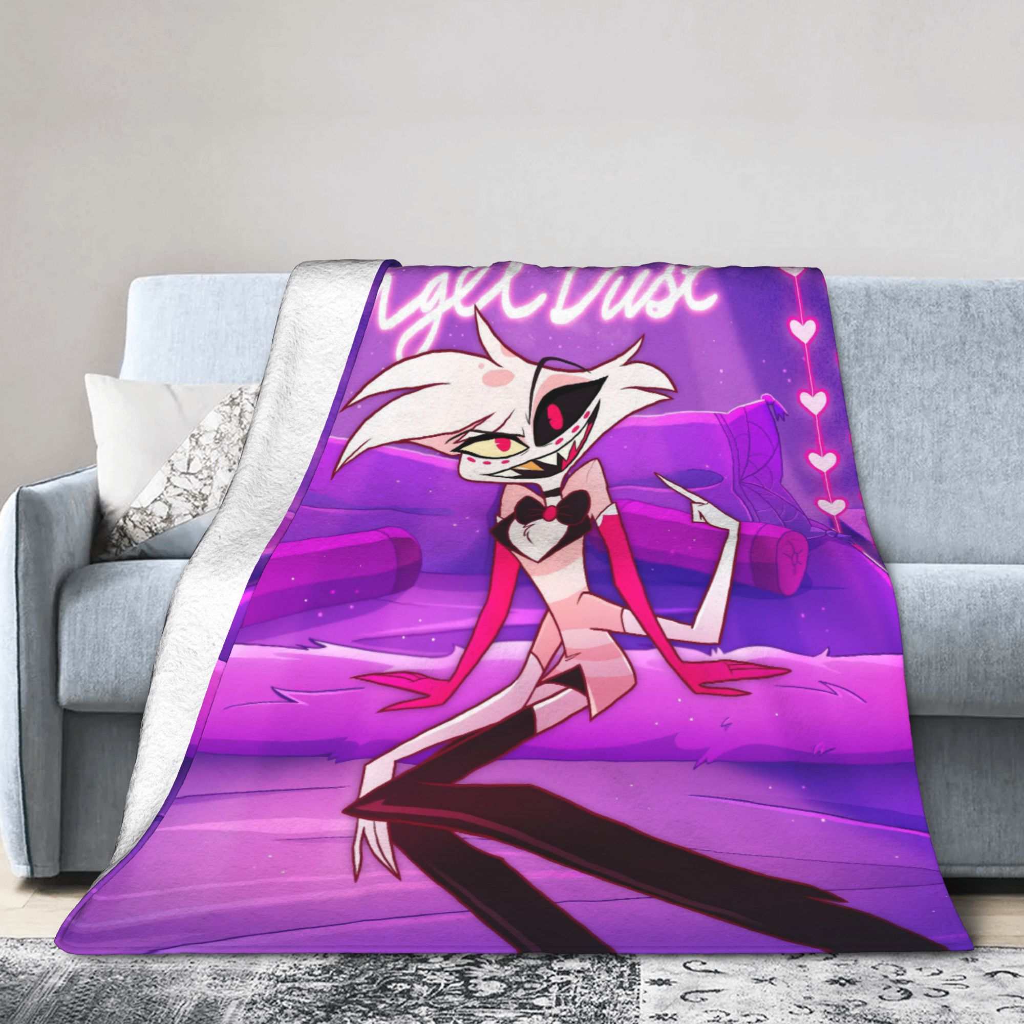 Selimut Bulu Kartun Hazbin Hot - Christmas Throw Blanket ulasan dan harga