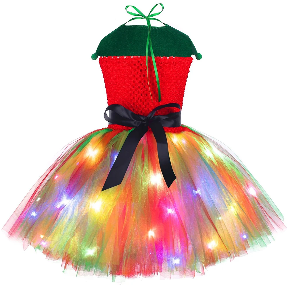 Gaun Tutu Natal Merah Hijau Ga - Elf Costume Christmas ulasan dan harga