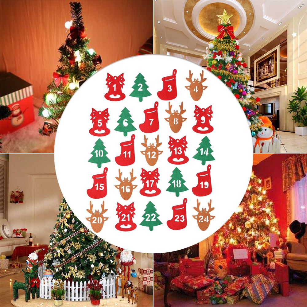 24 Buah/Tas Kalender Selamat N - Advent Calendar Gift ulasan dan harga