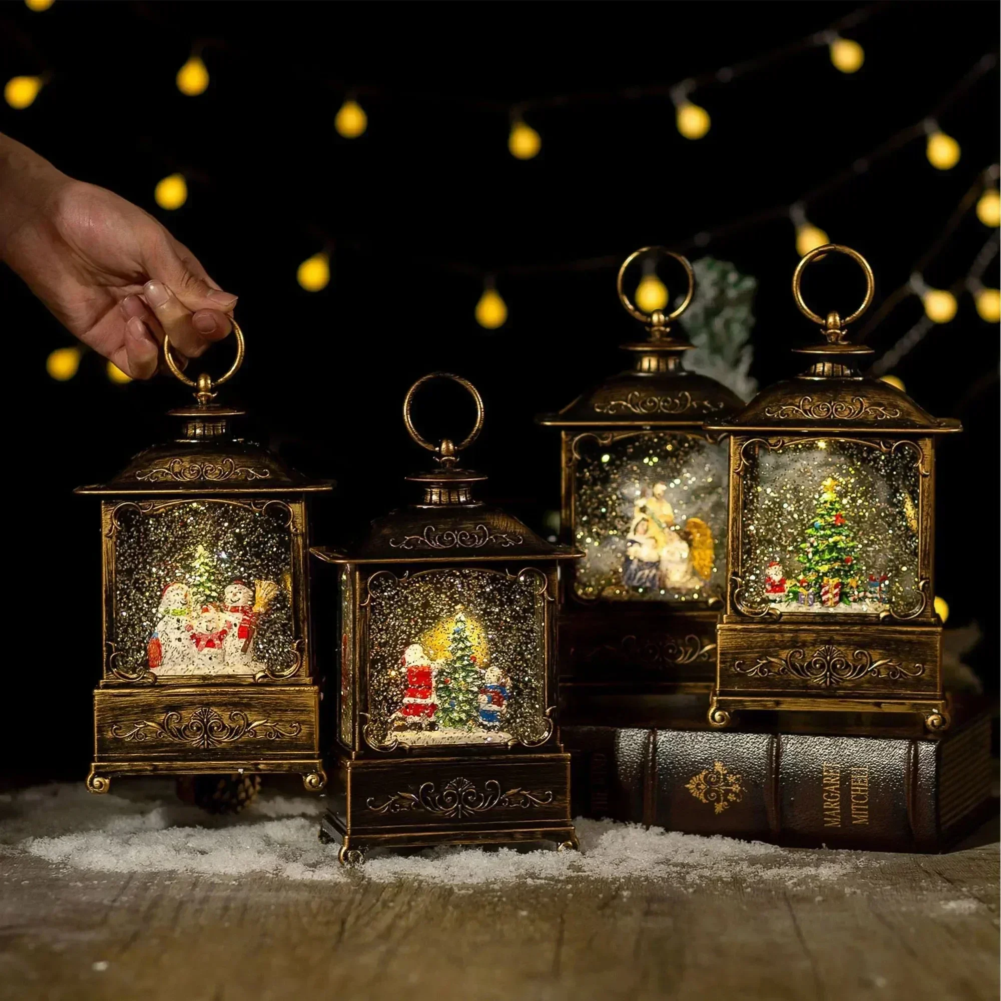 Kotak Musik Lentera Bola Salju - Snow Globe Musical ulasan dan harga