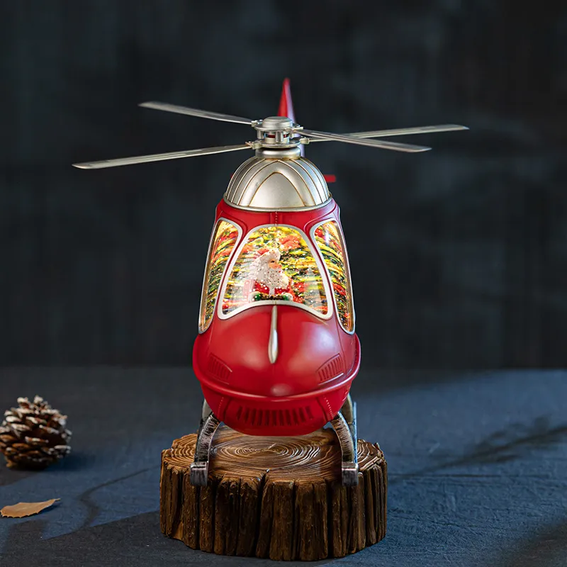 Kotak Musik Helikopter Berputa - Snow Globe Musical ulasan dan harga
