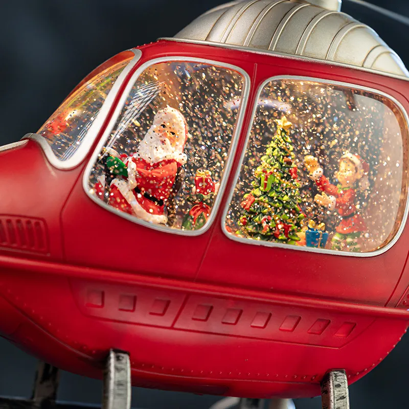Kotak Musik Helikopter Berputa - Snow Globe Musical ulasan dan harga