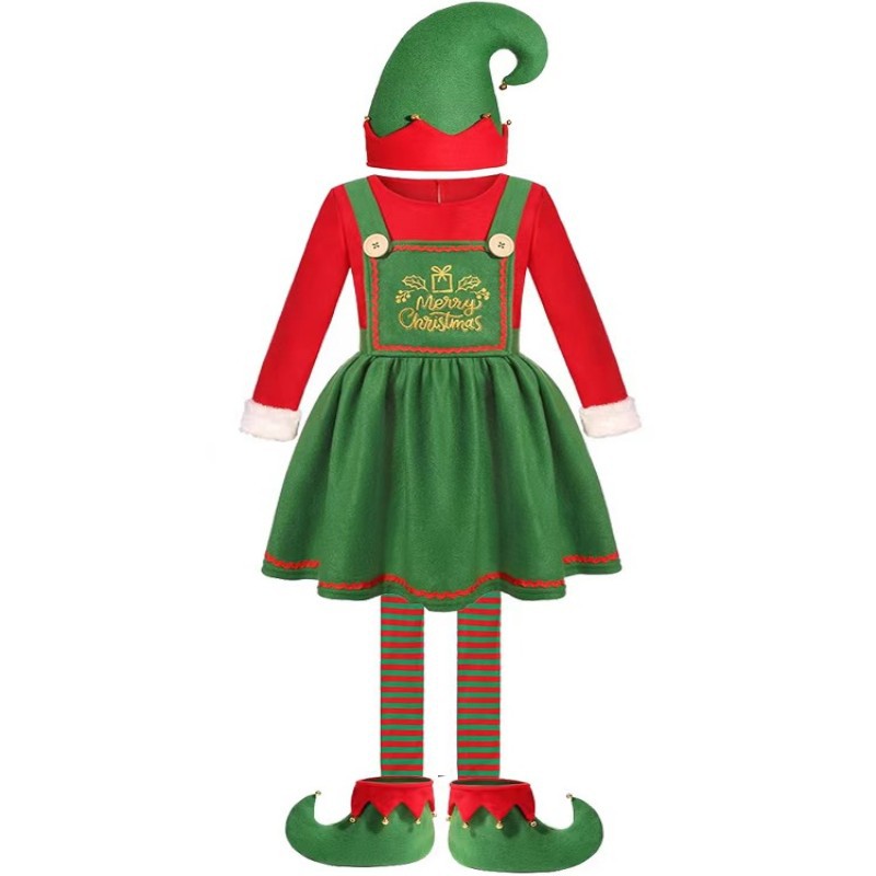 Kostum Cosplay Santa Claus Dew - Elf Costume Christmas ulasan dan harga