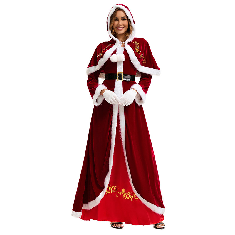 Kostum Santa Natal Gaun Lengan - Elf Costume Christmas ulasan dan harga