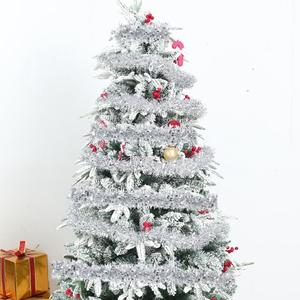 Pita Dekorasi Natal 2M/9CM, St - Tinsel Garland Decoration ulasan dan harga