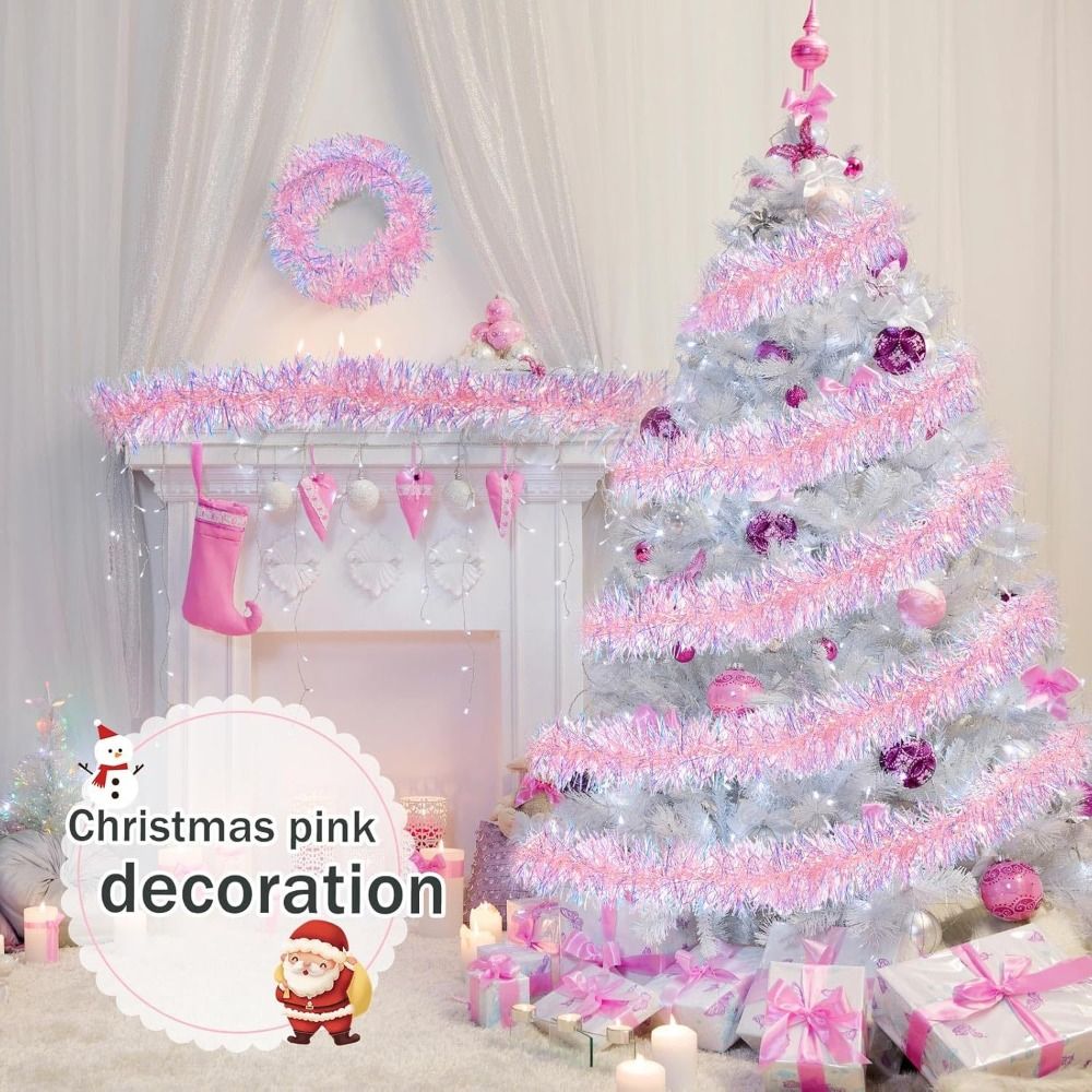 Pita Dekorasi Natal 2M/9CM, St - Tinsel Garland Decoration ulasan dan harga